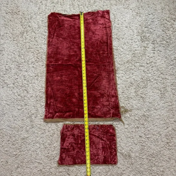 Velvet Upholstery Fabric Remnanats - Picture 9 of 12